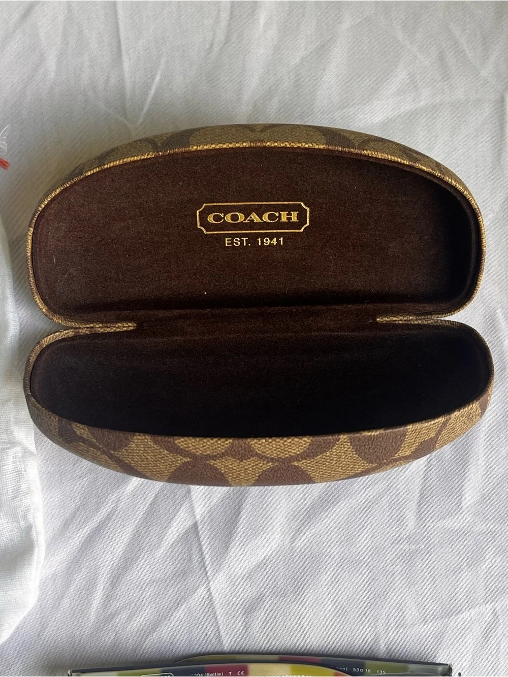 Coach Bettie 9027 Eyeglasses Dark Brown 53-16-135 Frames Case Dust Bag